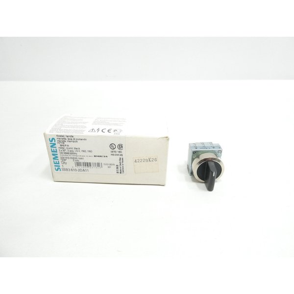 Siemens 3 Pos Selector Switch 3SB3 610-2DA11